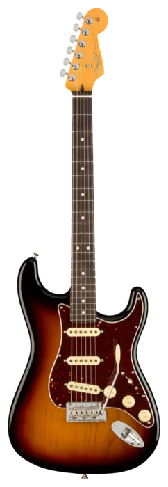 Guitarra Fender Stratocaster USA em acabamento sunburst